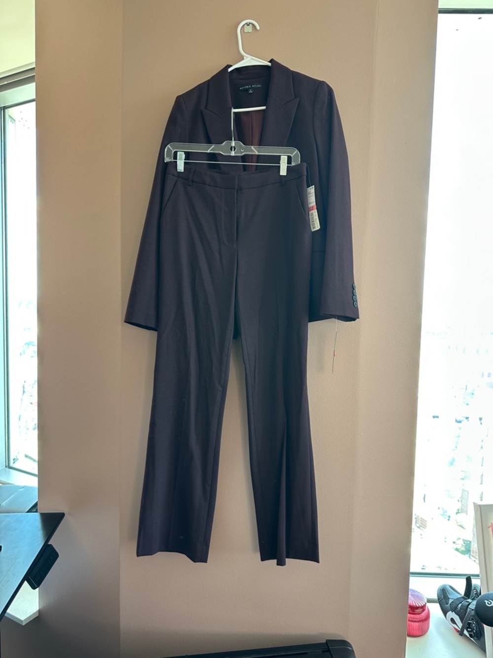 ANTONIO MELANI Women's 3 piece Suit Set:  Trousers, Blazer, and Dress